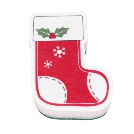 Rengöring svamp gnuggar jul tecknad film rengöring svamp ved massa bomull rengöring borste