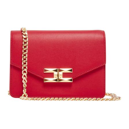 Elisabetta Franchi, Crossbody Bag Rood, Dames, Maat:ONE Size