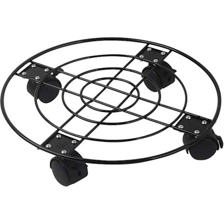 33cm Plantevogn med brems - Hjulpottestativ (1 pakke) Hy