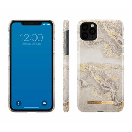 Ideal Of Sweden Iphone 11 Pro Max Skal - Sparkle Greige Marble Guld