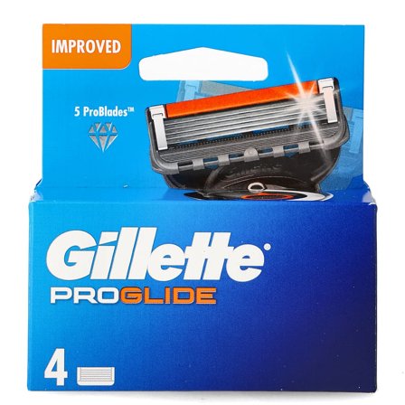Gillette ProGlide Barberblade 4 stk, Mænd, Barbering, Skrabere & Blade