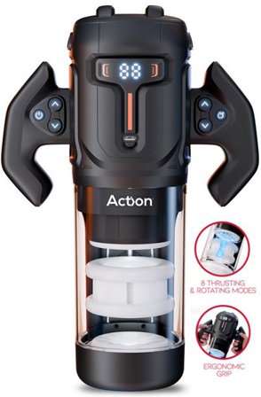 Zyon Thrusting & Rotating Masturbator Masturbator med motor - Blushme.se