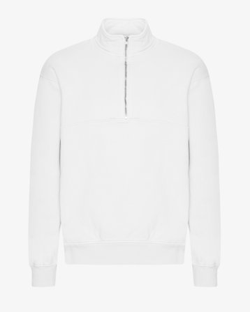 Organic Quarter Zip - Optical White 2XL