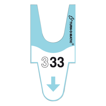 Köbiljetter T90 för Turn-O-Matic Classic Kösystem Blå