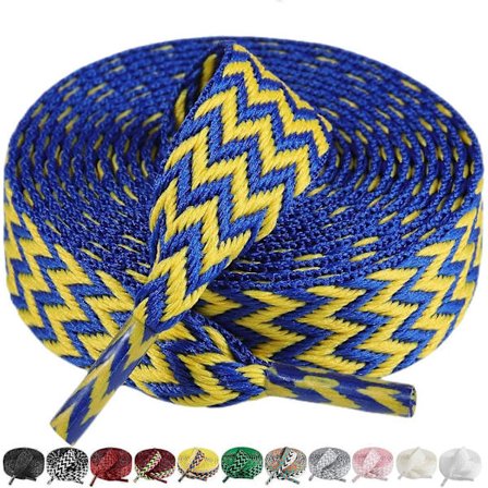 2 paria paksuja lenkkarien nauhoja, 3/5" leveät paksut litteät kengännauhat koripalloon