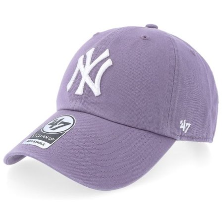 47 Brand - MLB Lila adjustable Keps - New York Yankees Clean Up White/Iris Adjustable @ Hatstore