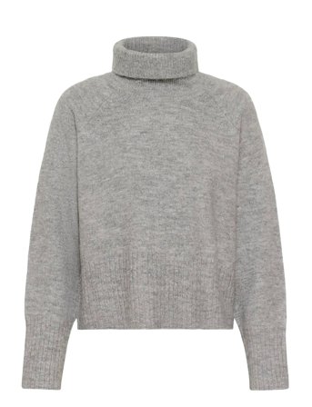 Kaerin Rollneck Grey Kaffe