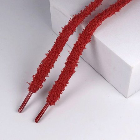 Flate skolisser Canvas Sko Lisser RØD