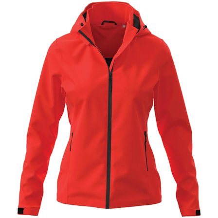 Stedman Dam/Dam Lux Hooded Soft Shell Jacka S Scarlet Re