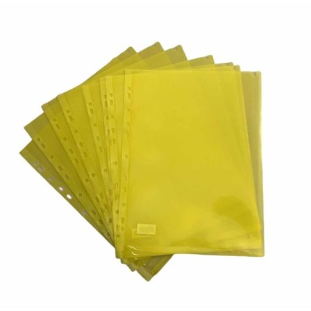 A4 Plastficka - Hål 10-pack