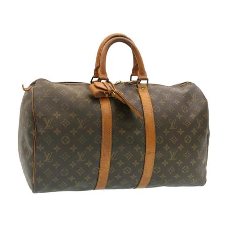 Louis Vuitton Vintage Pre-owned Keepall 45 Taske Brun, Dame Vintage Tasker, Størrelse: ONE Size