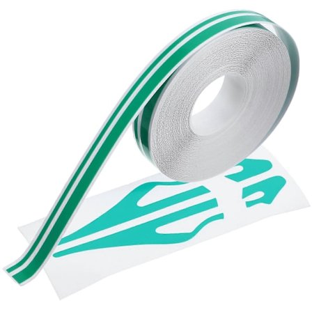 Bil Karosseri Dekal Stripe Tape Bil Karosseri Dekor Tilpasset Design Grønn 980.00X1.20X0.01CM Dekal Ripebeskyttelse 1 Rull