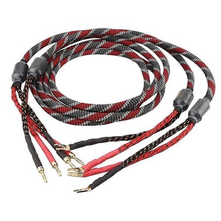 Ett par syrefria koppar(ofc)audio Hifi Högtalarkabel Hi-fi High-end Förstärkare Högtalarkabel(16c