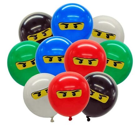 Til Børnefødselsdag Ninja Tema Festartikler Service Tallerken Kop Servietter Dug Dekorationer Banner Ballon Til Drenge