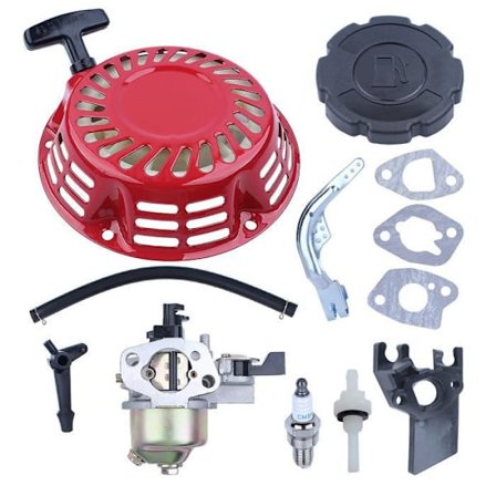 Rekylstarter tenningsspole kompatibel med Honda GX160 GX200 5,5 hk motor Motor forgasser Carb Kit Reservedeler