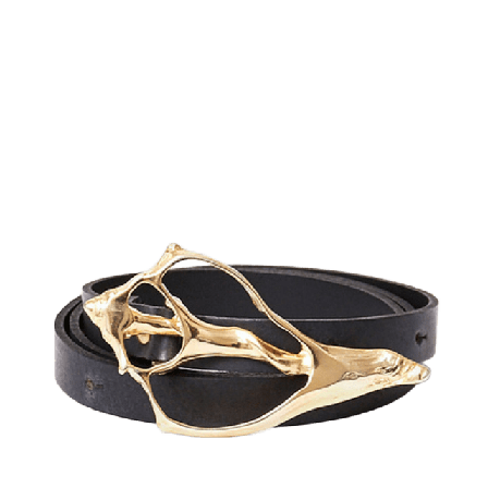 Rodebjer Shell Skärp Dam Svart ONESIZE