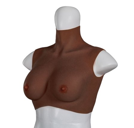 Ultra Realistic Breast Form Black Size Small - Vuxen.dk: Lingeri & undertøj
