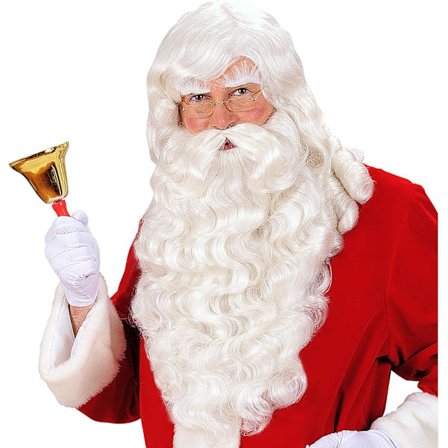 Joulupukki-asut aikuisille miehille ja naisille paksuuntuneella joulu