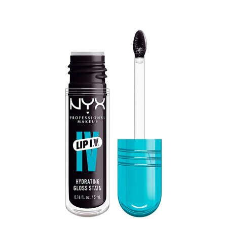 NYX PROFESSIONAL MAKEUP Lip I.V. Hydrating Gloss Stain 16 Grape Crushin', Makeup, Læber, Lipgloss