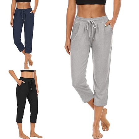 Kvinder Højtaljede Yogabukser Fitness Løbelommer Bukser Z