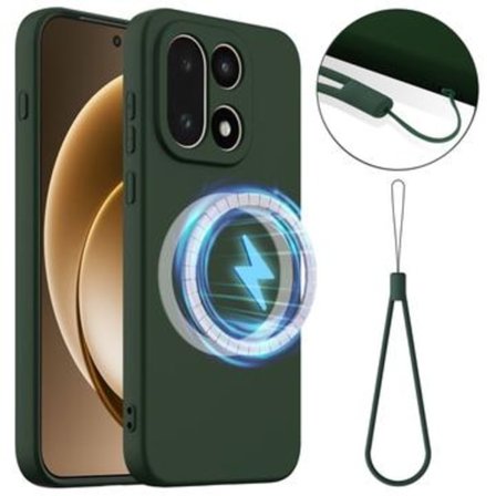 OnePlus 15 Liquid Silikonskal - MagSafe-kompatibelt - Mörk...