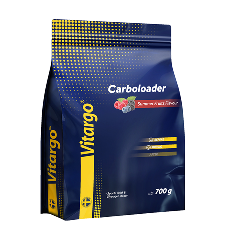 Hurtige Kulhydrater Vitargo Carboloader 700 g Sommerbær - Bodyman.dk