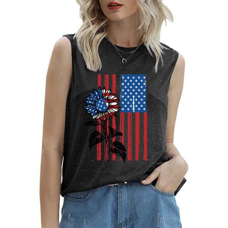 Ärmlös Damblus Vintage Cami