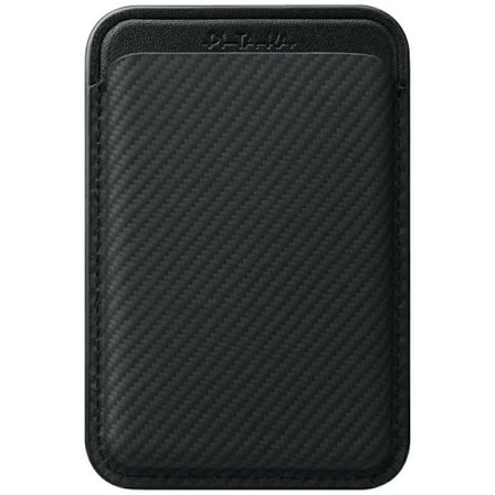 PITAKA MagSafe Kortholder Vævet Pung - Sort Grå