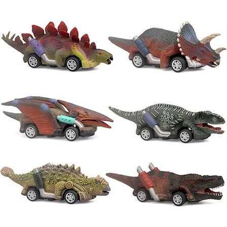 Dinosaurie leksaksbil, pojkleksaker 3 till 12 år Leksaksdinosaurie 5,3 tum Leksaker för 3,4,5,6,7,8,9,10,11,12 år gamla pojkar Full-Form Dino bil 