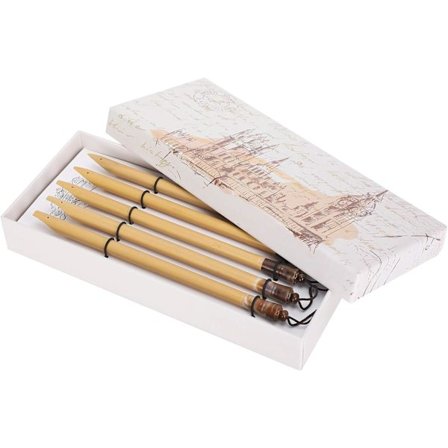 5 st Calligraphy Bambu Pennor, Comic Dip Pen, Calligraphy Dip Pen för A