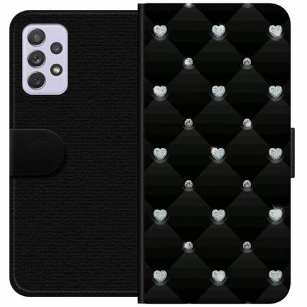 Samsung Galaxy A72 5g Plånboksfodral Bling Heart