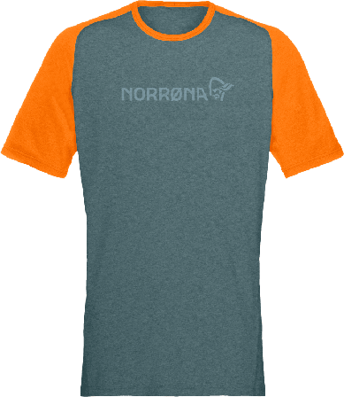 Norrøna Men's Fjørå equaliser lightweight T-Shirt Men Short sleeved fitness sweater Green L