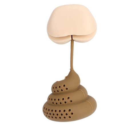 Te-infuser, Te-infuser i form af sjov silikone te-si, til løs urtete, gaveidé