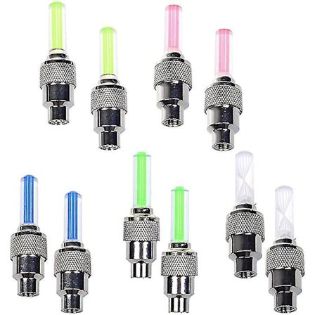 Stonges LED Blinkende Dekkventil Lys Sykkel Hjul