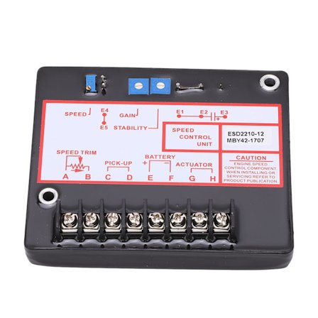 ESD2210 12 Generator Motor Regulator Kontrolpanel Elektronisk Generator Hastighedsregulator DC 12V 24V