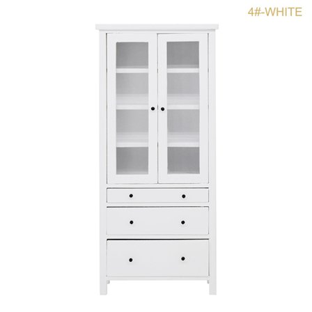 1:12 Dukkehus TV-skab Bogreol Glasskab