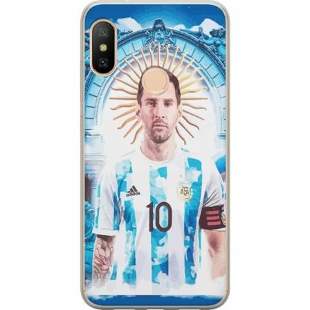Xiaomi Redmi 6 Pro Genomskinligt Skal Messi
