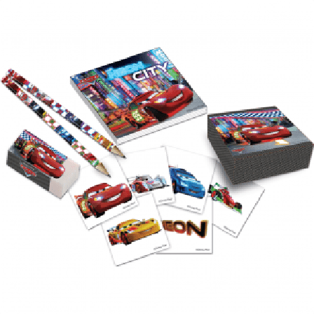 Skrivesæt Cars/Biler 16 dele