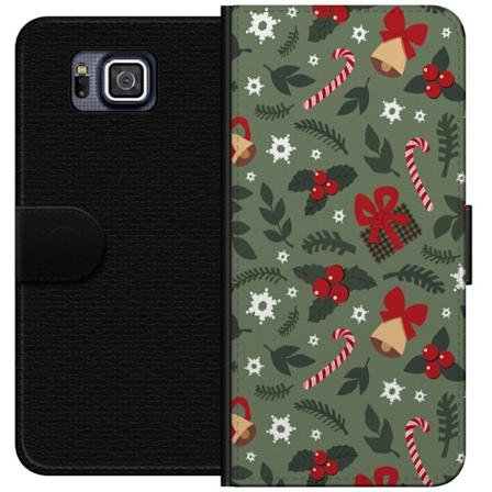 Samsung Galaxy Alpha Lompakkokotelo Hauskaa joulukuviota