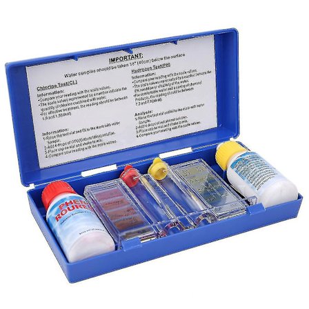Ph Klor Vattenkvalitet Test Kit Simbassäng Tester Vatten Test Box