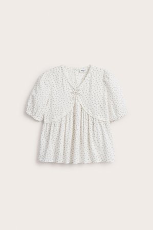 Kappahl | Bluzka we wzory | Offwhite