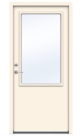 Swedoor Argun Ytterdörr vit (S 0502-Y) 988x2080 mm, Dörrar