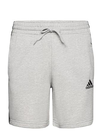 Essentials French Terry 3-Stripes Shorts Shorts Sweat Shorts Grå Adidas Performance