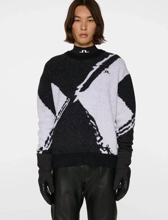 J. Lindeberg Jaxton Knitted Sweater - Black - XL