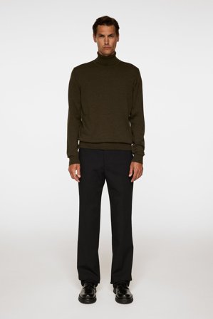J.Lindeberg - Kaden Merino Turtle Neck - Fashion - Green - Men - XXL