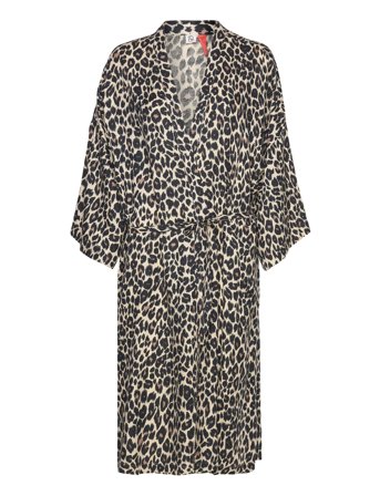 Leoli Moss Leonora Kimono Lingerie Kimonos Brun Becksöndergaard*Betinget Tilbud