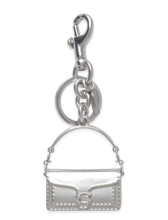 Coach Bag Charm - Silver - ONE SIZE
