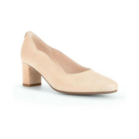 Gabor LYS Ruskinds Pums , Beige , Dames , Maat: 37 EU Pumps