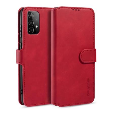 Samsung Galaxy A52 / A52s - Dg.ming Retro Läder Fodral - Röd Red Röd