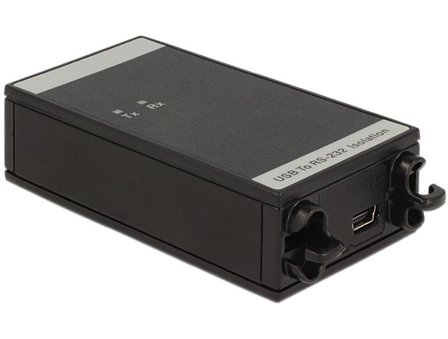 Delock Converter USB 2.0 > Serial RS-232 5 kV Isolation - seriell adapter - USB 2.0